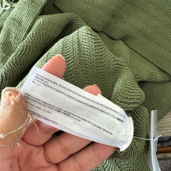 Finders Keepers Iggy knit halter dress. Green. Size small. EUC. - Picture 14 of 15